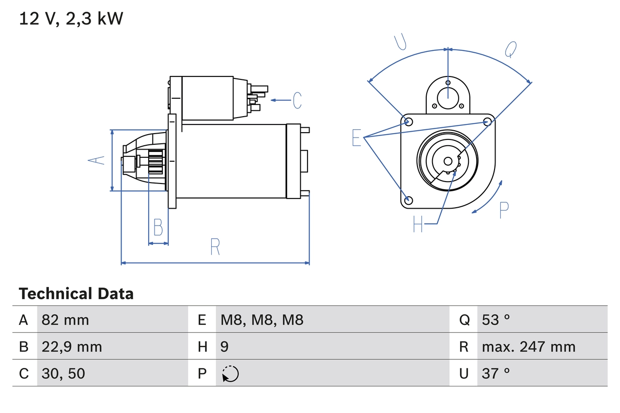Starter 0 986 018 960