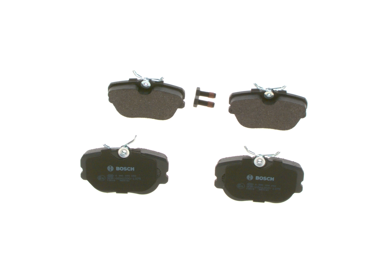 Brake Pad Set, disc brake 0 986 494 058