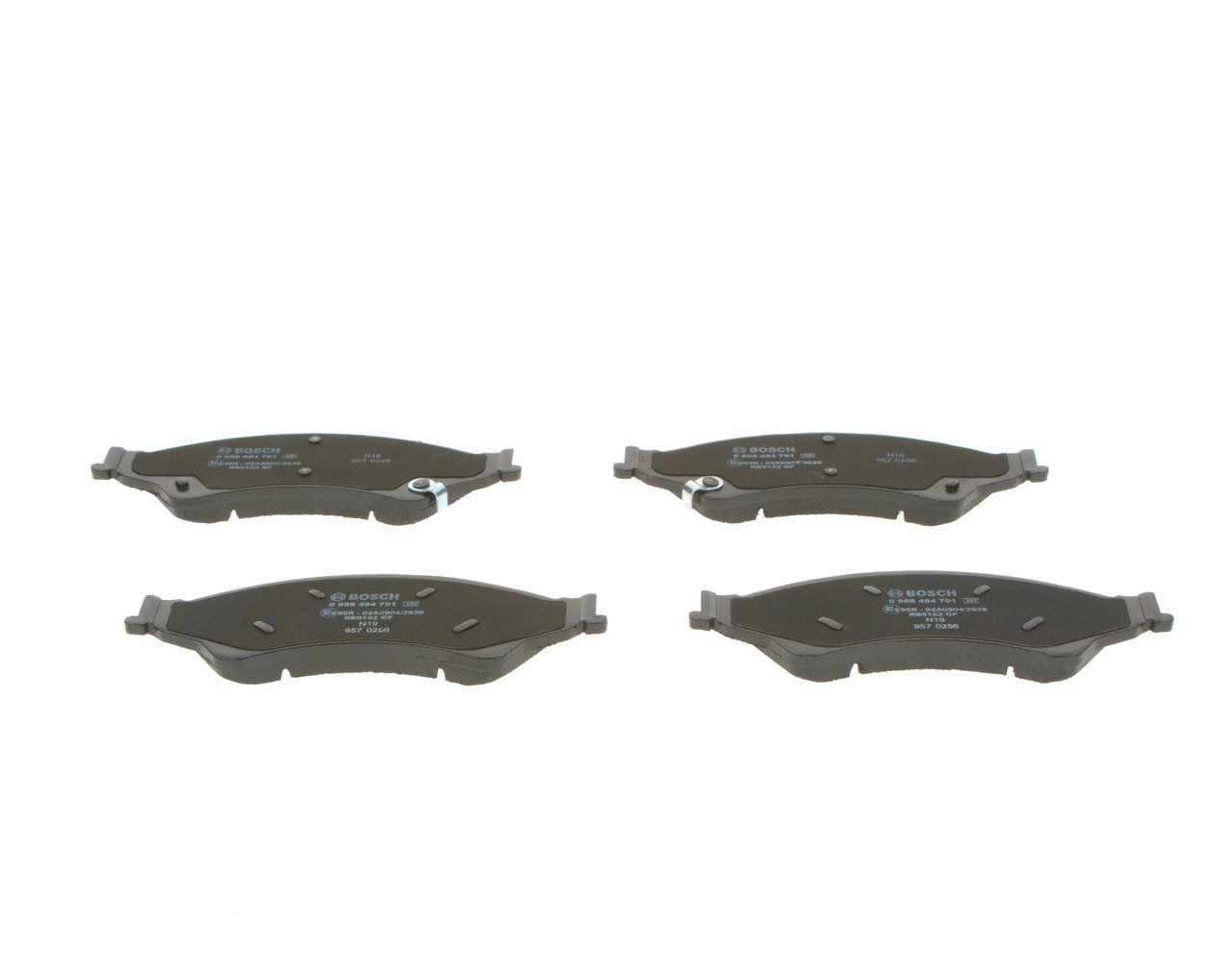 Brake Pad Set, disc brake 0 986 494 791
