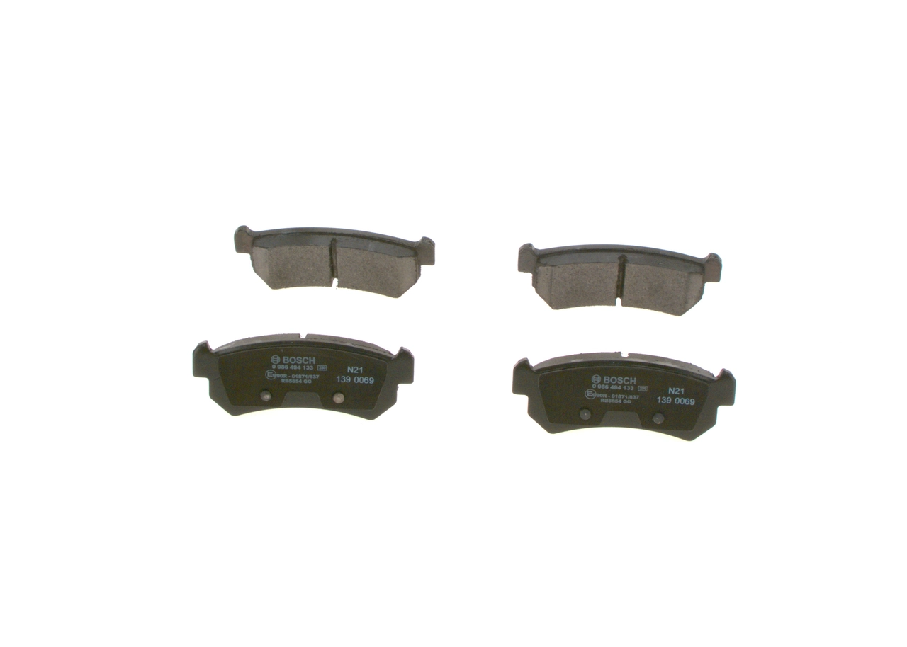 Brake Pad Set, disc brake 0 986 494 133