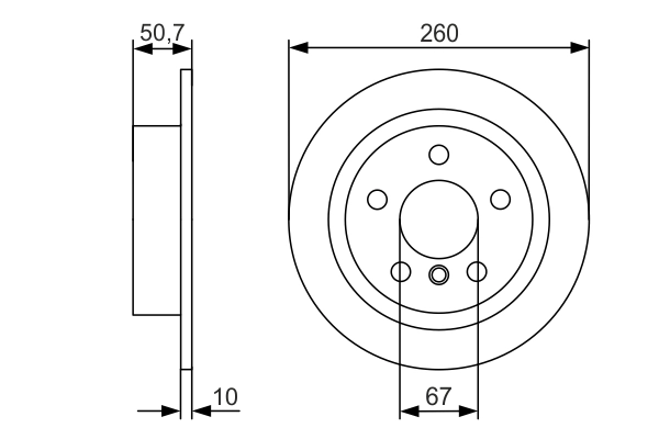 Brake Disc 0 986 479 C96