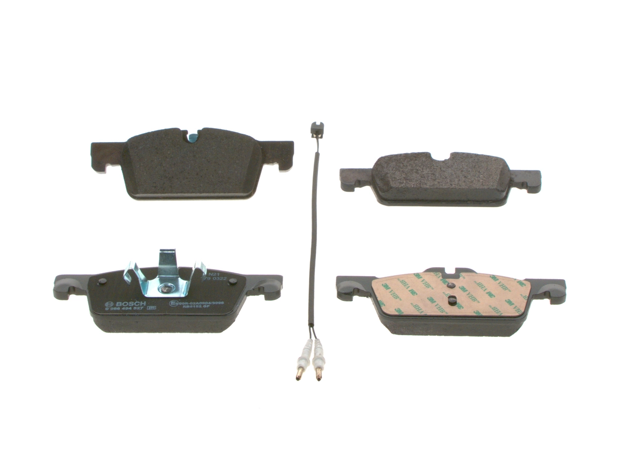 Brake Pad Set, disc brake 0 986 494 527