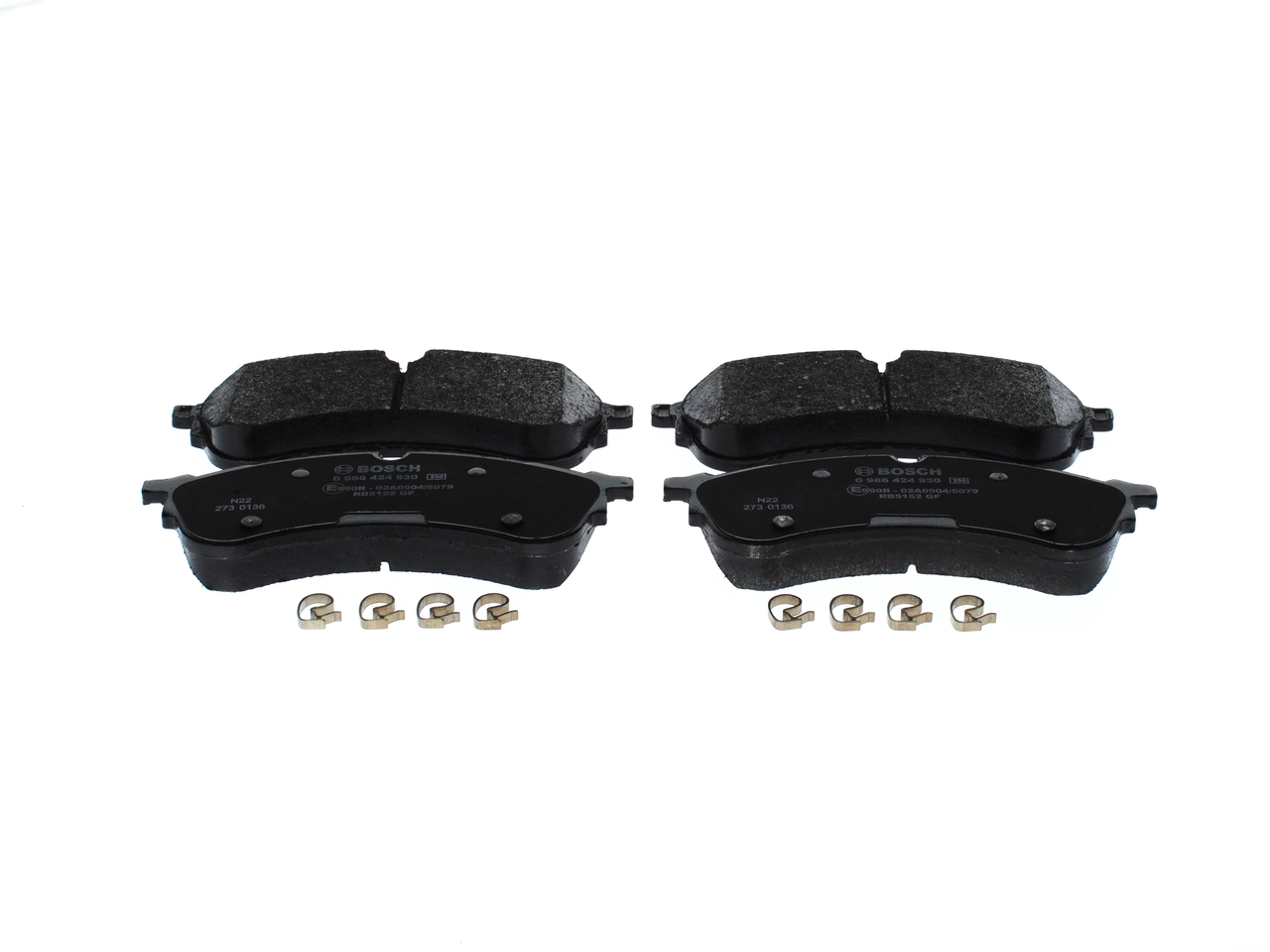 Brake Pad Set, disc brake 0 986 424 930