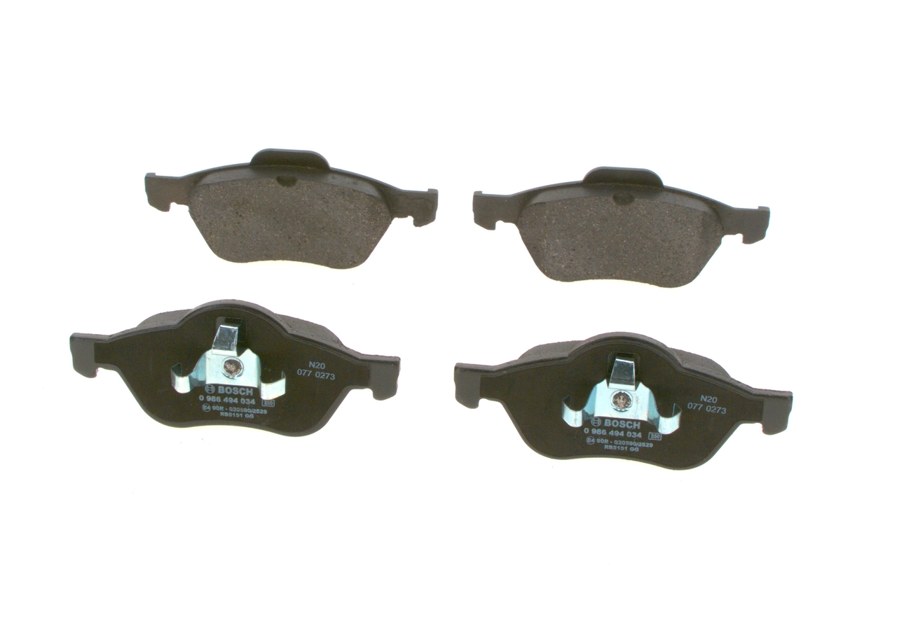 Brake Pad Set, disc brake 0 986 494 034