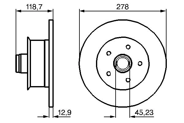 Brake Disc 0 986 478 136
