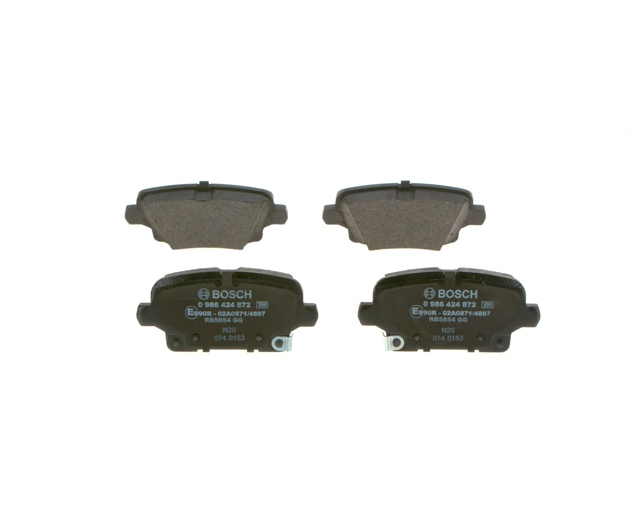 Brake Pad Set, disc brake 0 986 424 872