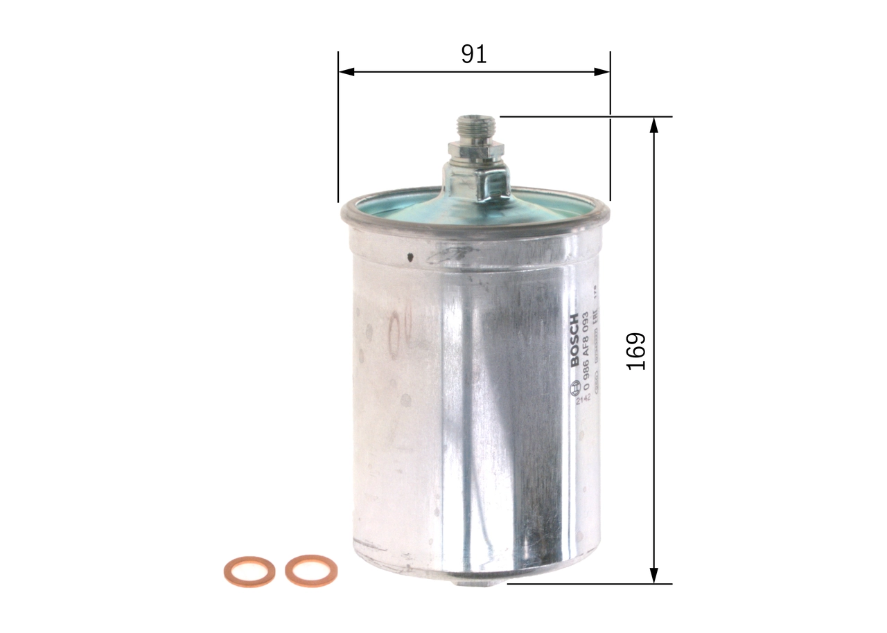Fuel Filter 0 986 AF8 093