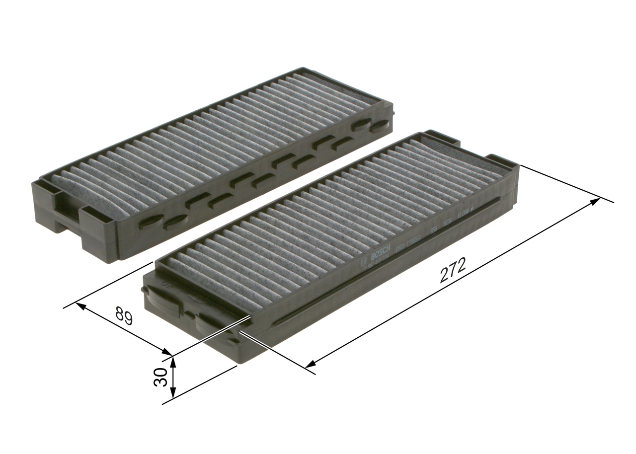 BOSCH 1 987 432 239 Filter, cabin air