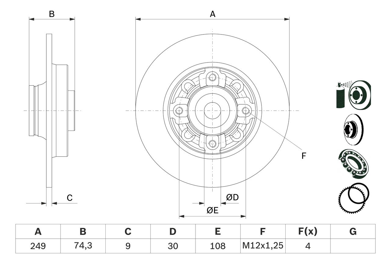 Brake Disc 0 986 479 400