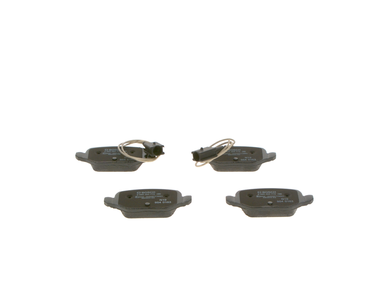 Set Pad Brek, Brek Piring 0 986 494 779