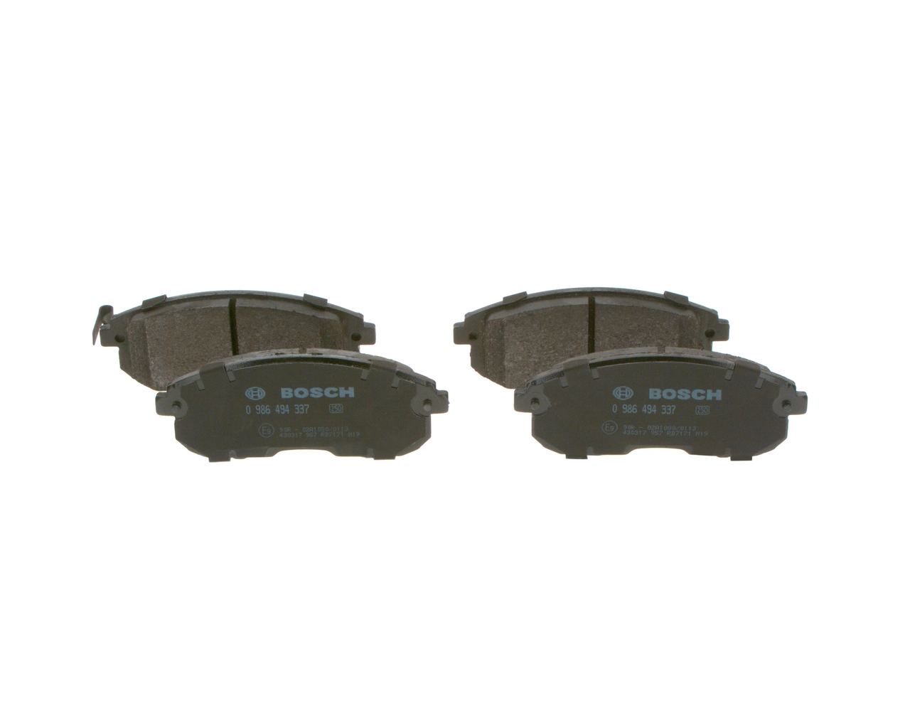 Brake Pad Set, disc brake 0 986 494 337