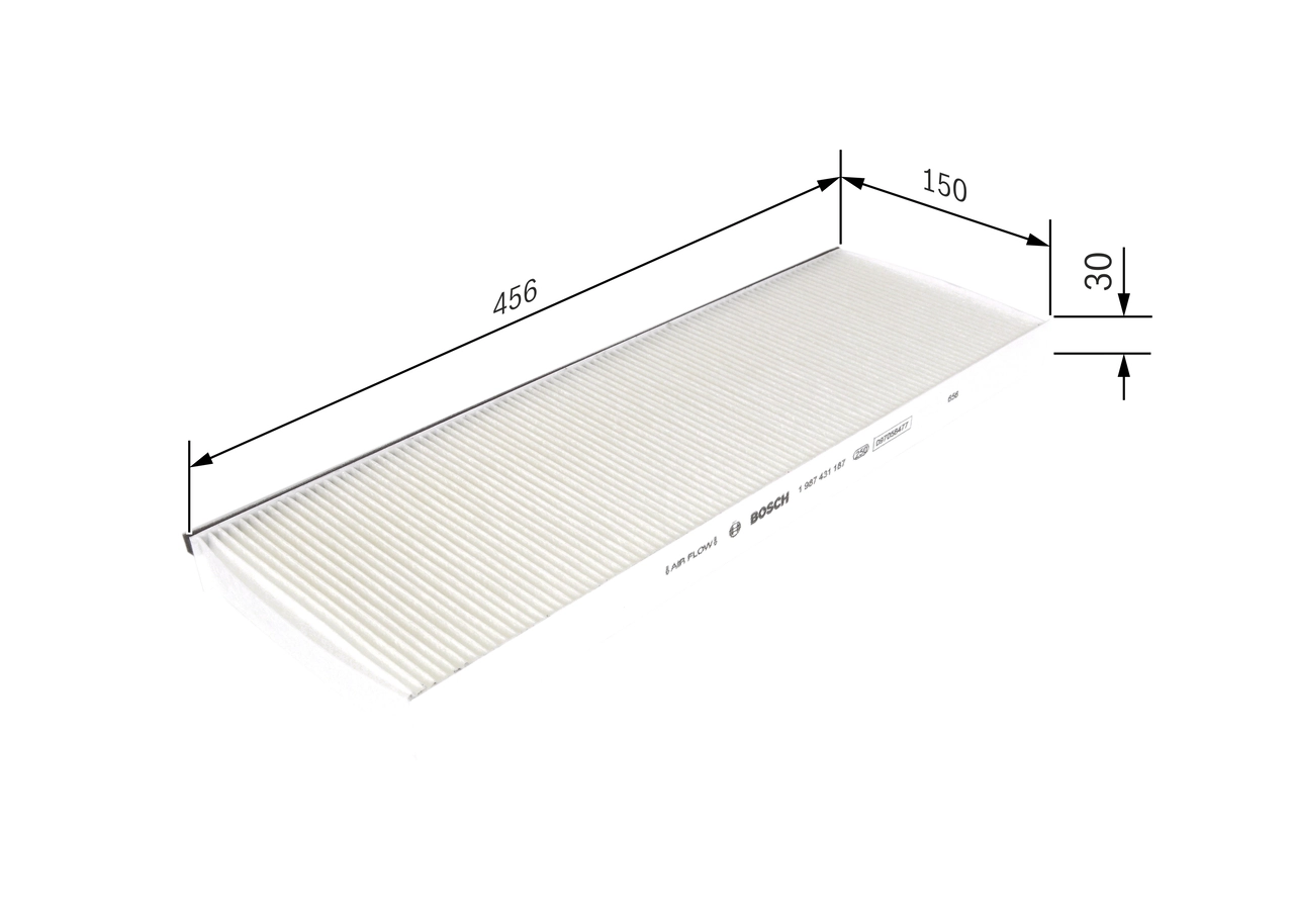 Filter, cabin air 1 987 431 187