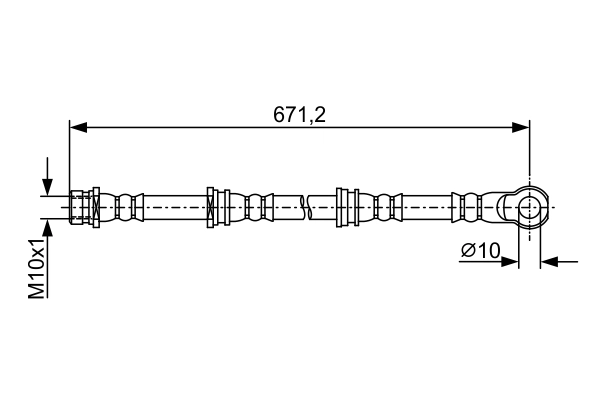 Brake Hose 1 987 481 965