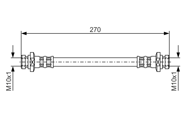 BOSCH 1 987 476 737 Brake Hose