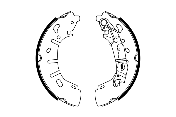 Brake Shoe Set 0 986 487 773