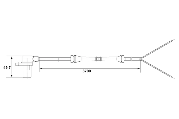 BOSCH 0 265 006 215 Sensor, wheel speed