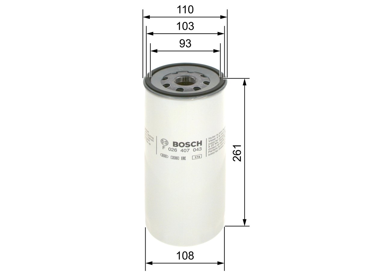 Oil Filter F 026 407 043