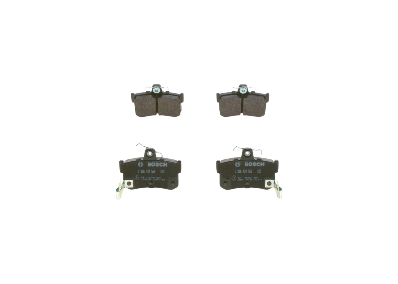 Brake Pad Set, disc brake 0 986 424 568