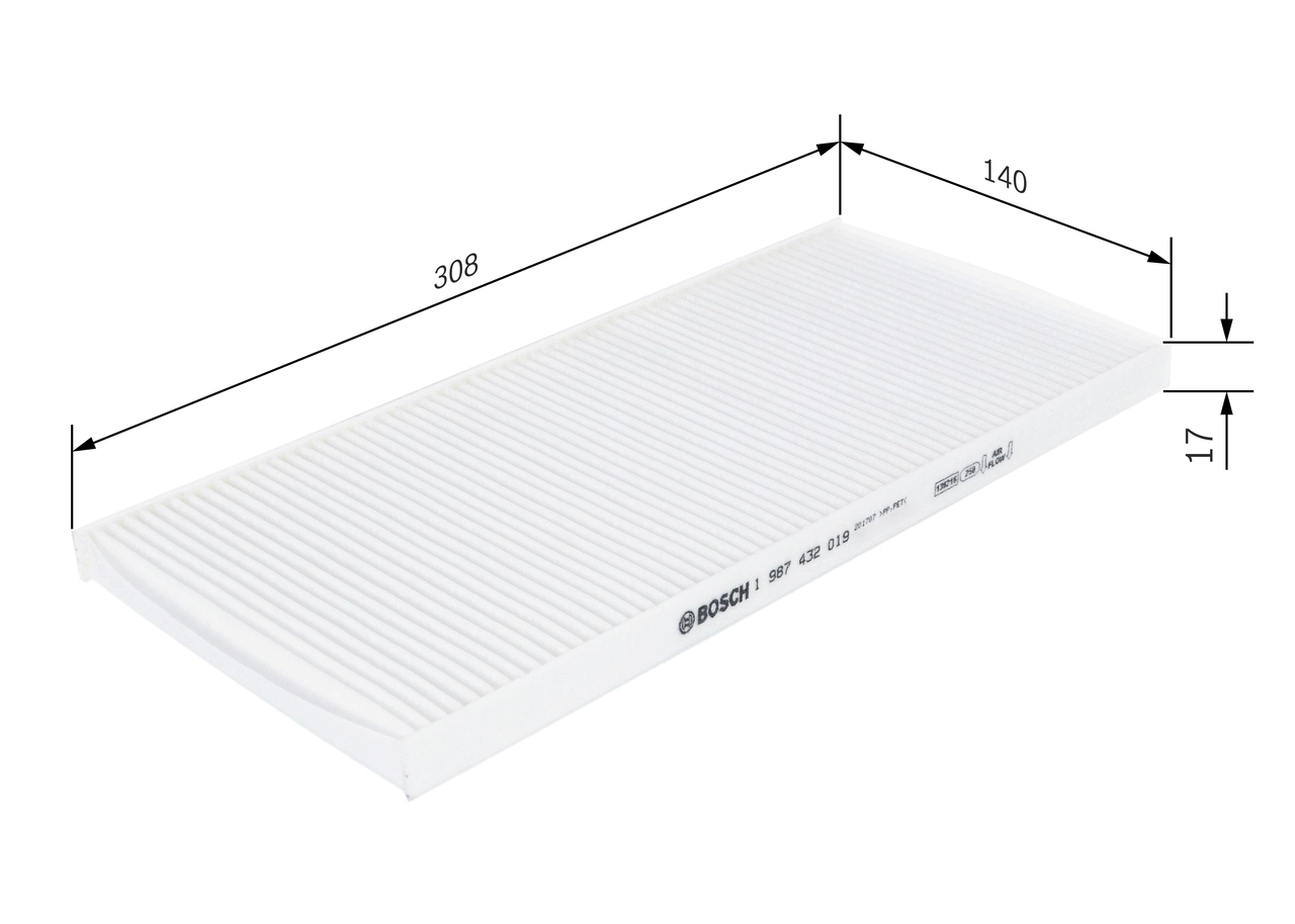 Filter, cabin air 1 987 432 019