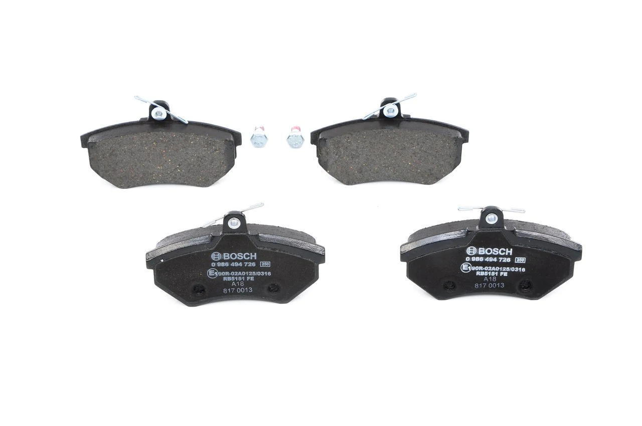 BOSCH 0 986 494 726 Brake Pad Set, disc brake