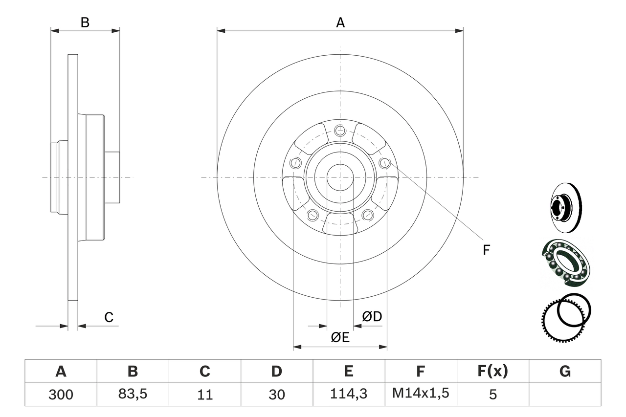 Brake Disc 0 986 479 445