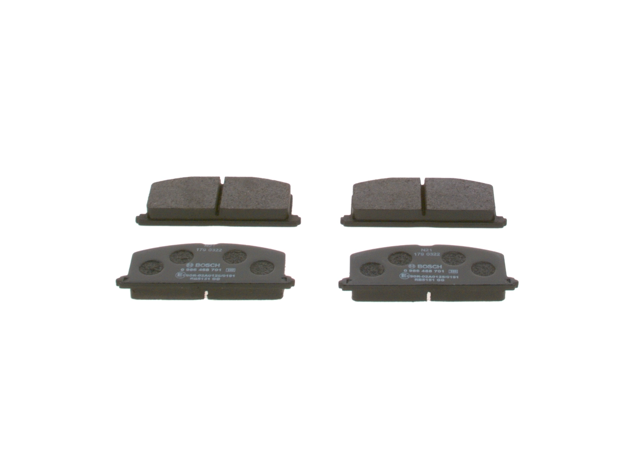Brake Pad Set, disc brake 0 986 468 701