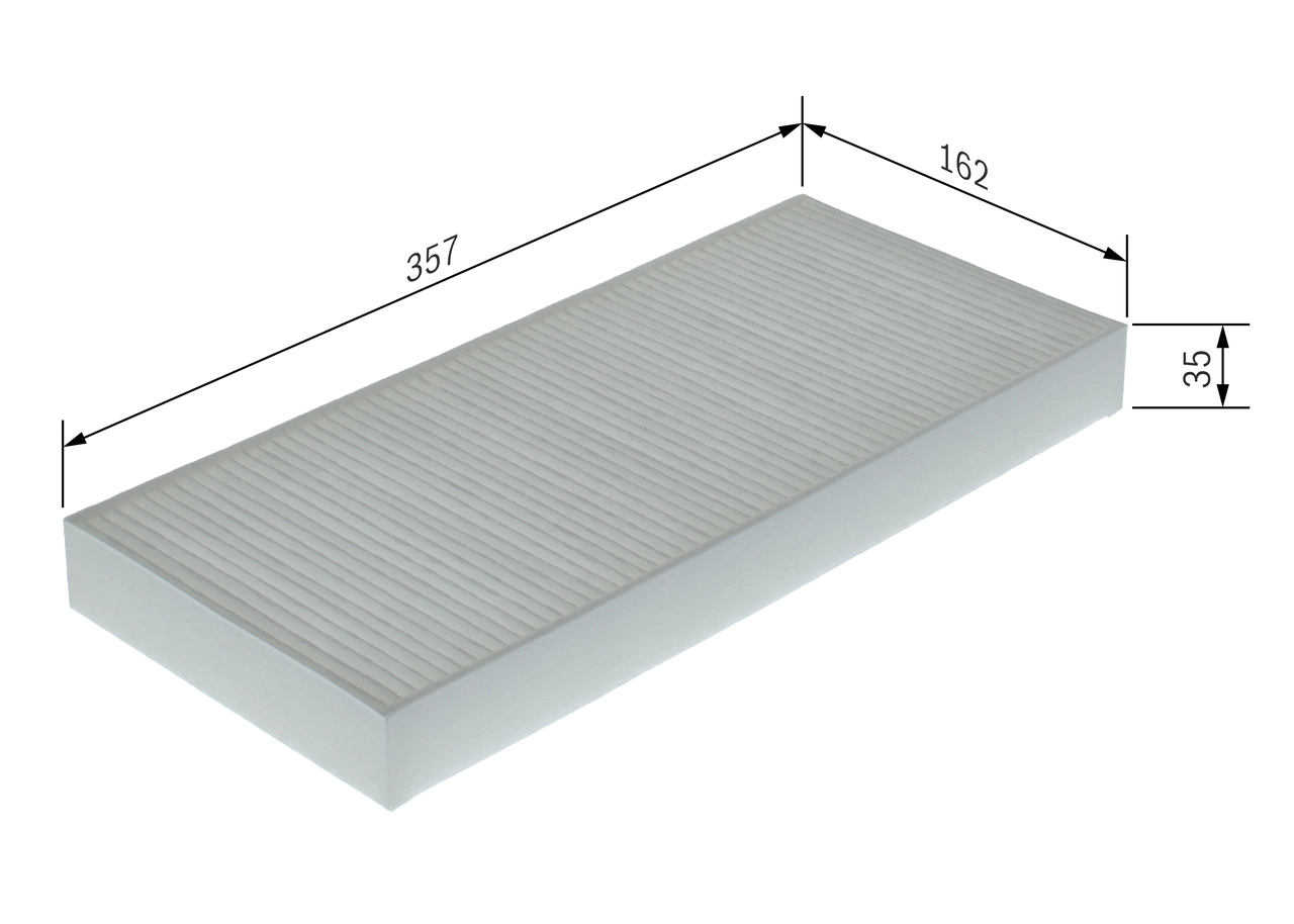 Filter, cabin air 1 987 435 157