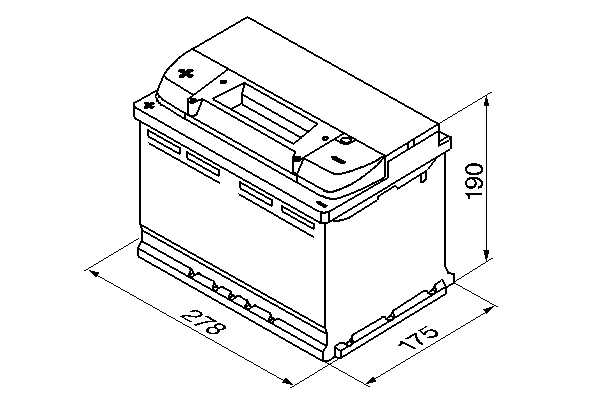 Starter Battery S4 0 092 S40 090
