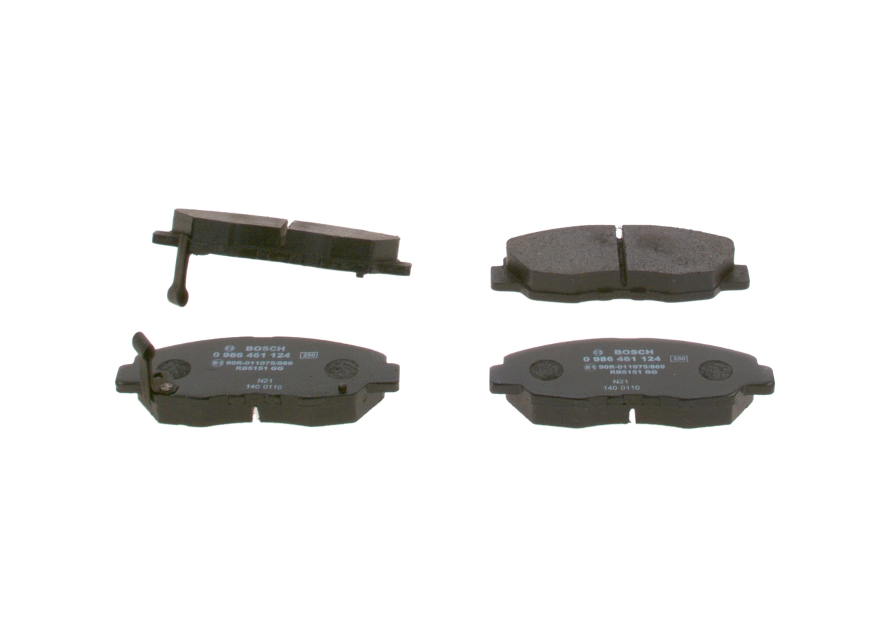 Brake Pad Set, disc brake 0 986 461 124
