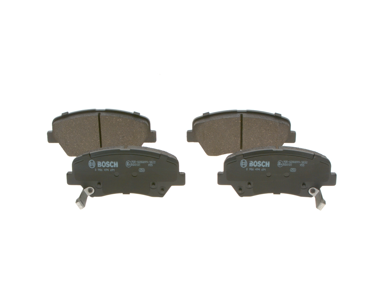 Brake Pad Set, disc brake 0 986 494 691