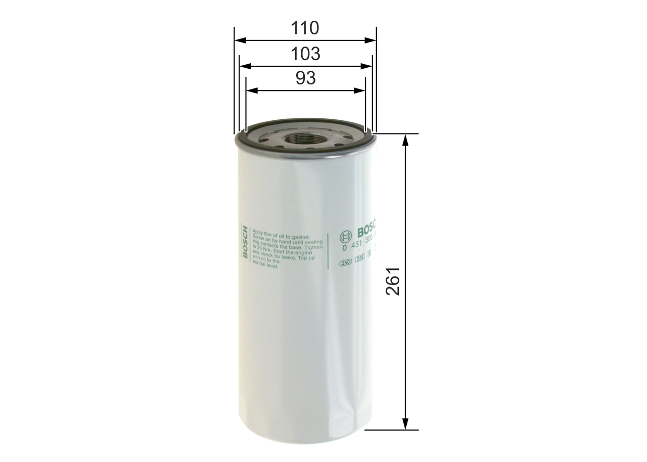 Oil Filter 0 451 300 003