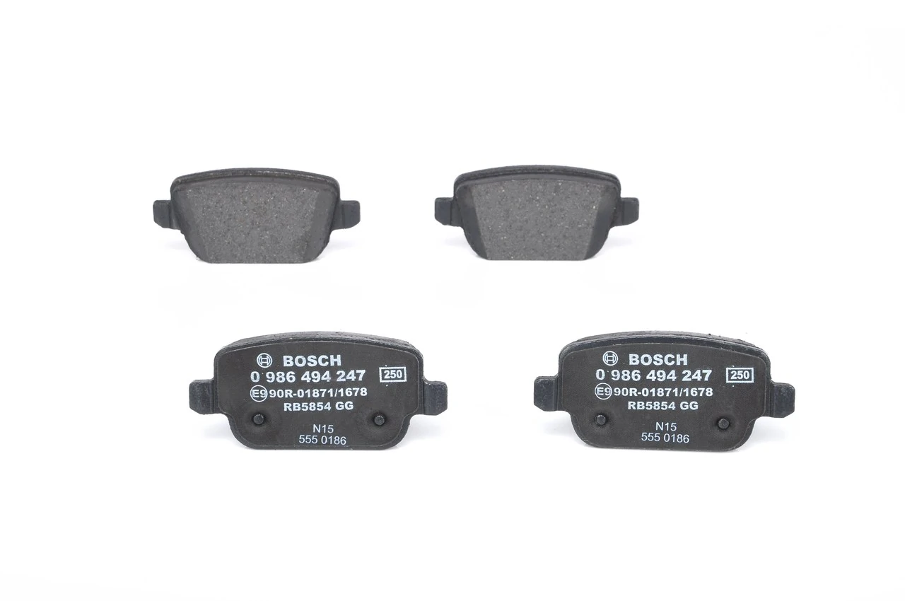 Brake Pad Set, disc brake 0 986 494 247