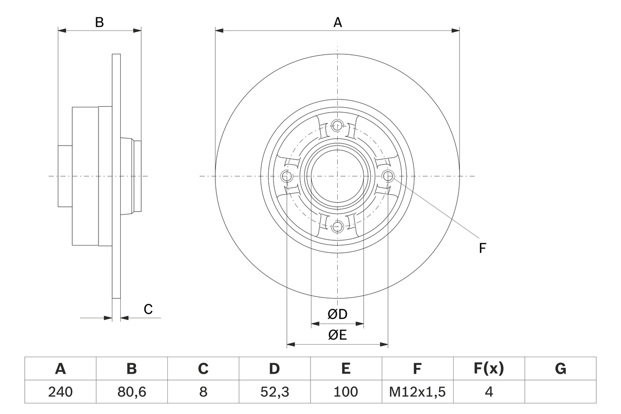 Brake Disc 0 986 479 007