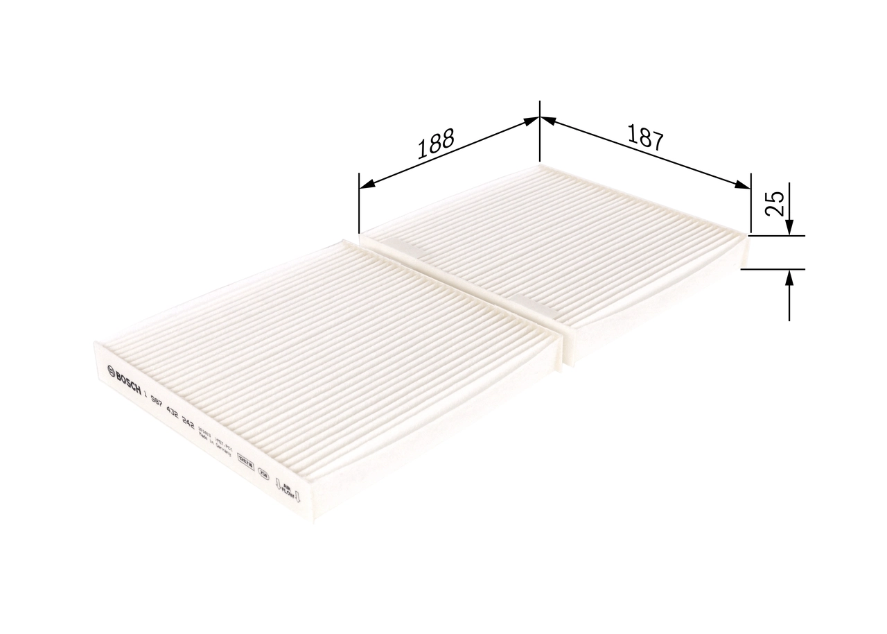 Filter, cabin air 1 987 432 242