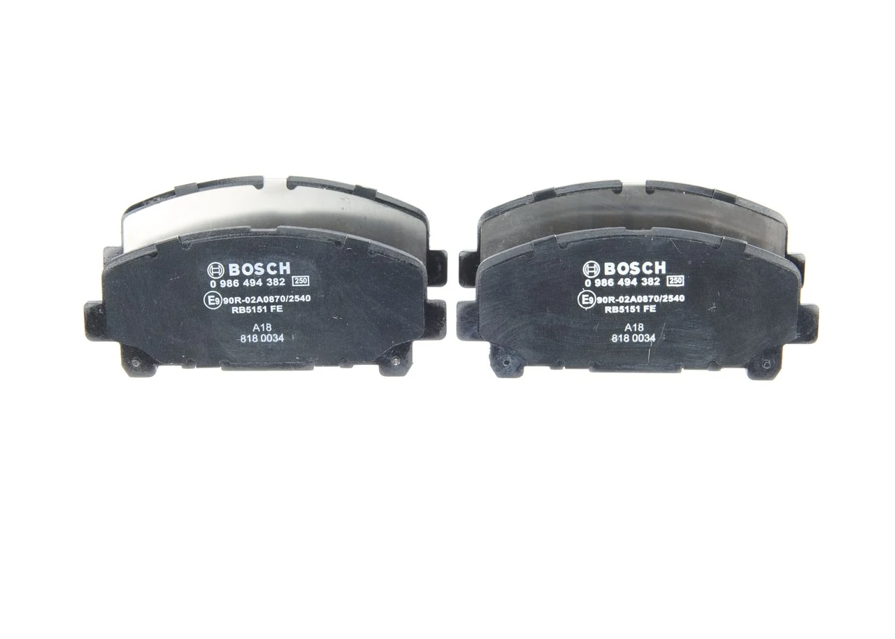 Brake Pad Set, disc brake 0 986 494 382