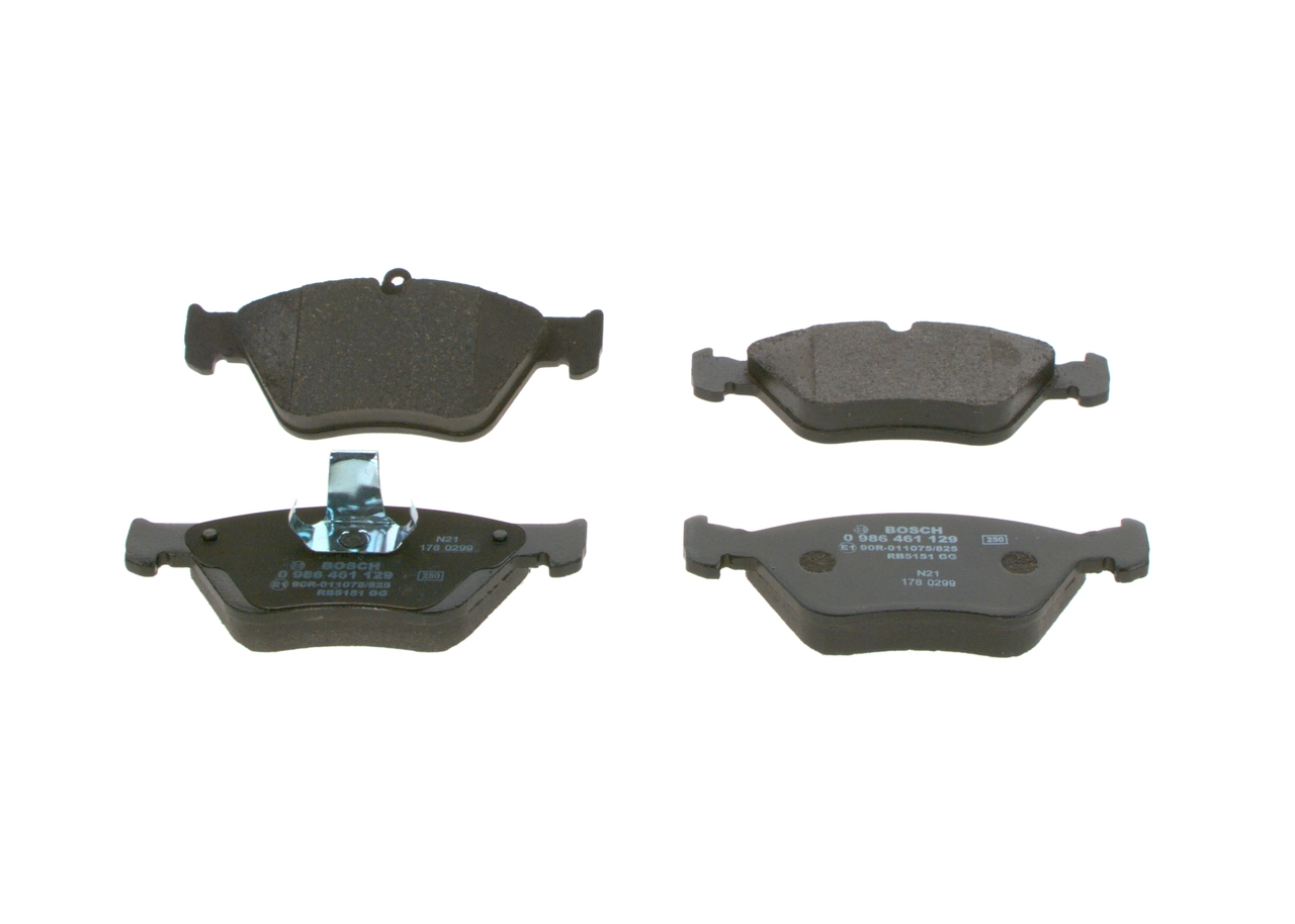 Brake Pad Set, disc brake 0 986 461 129