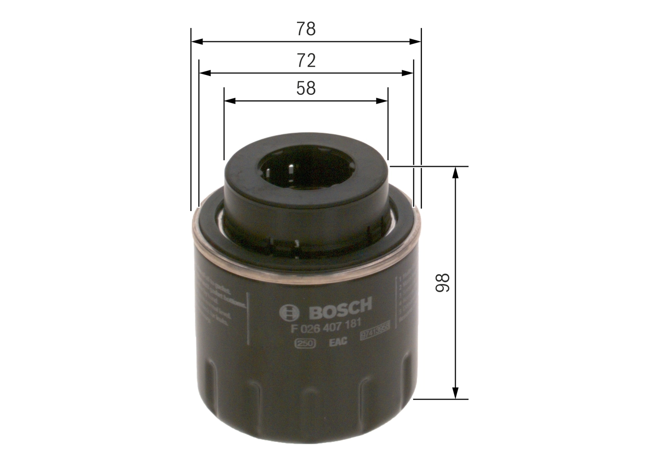 Filter oli F 026 407 181