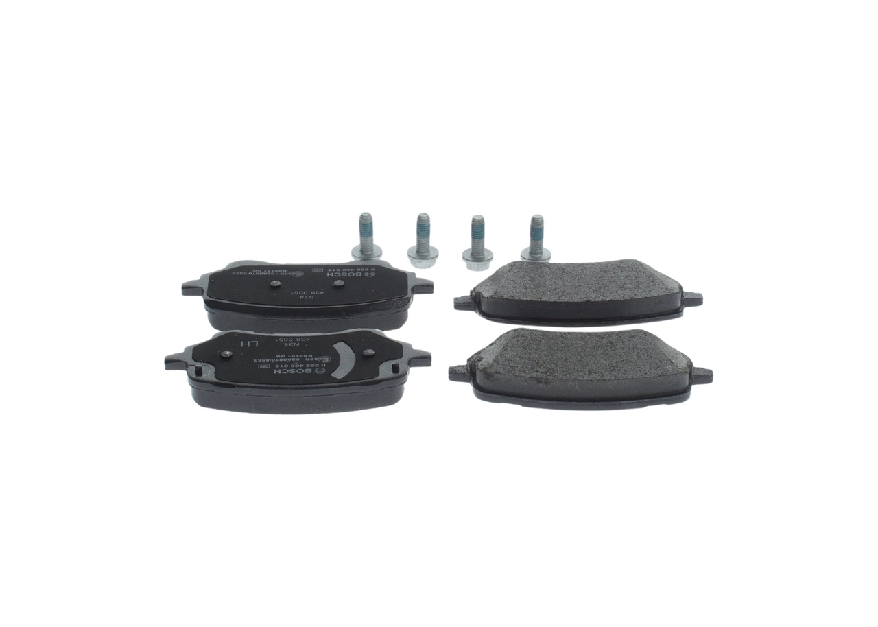 Brake Pad Set, disc brake 0 986 460 016