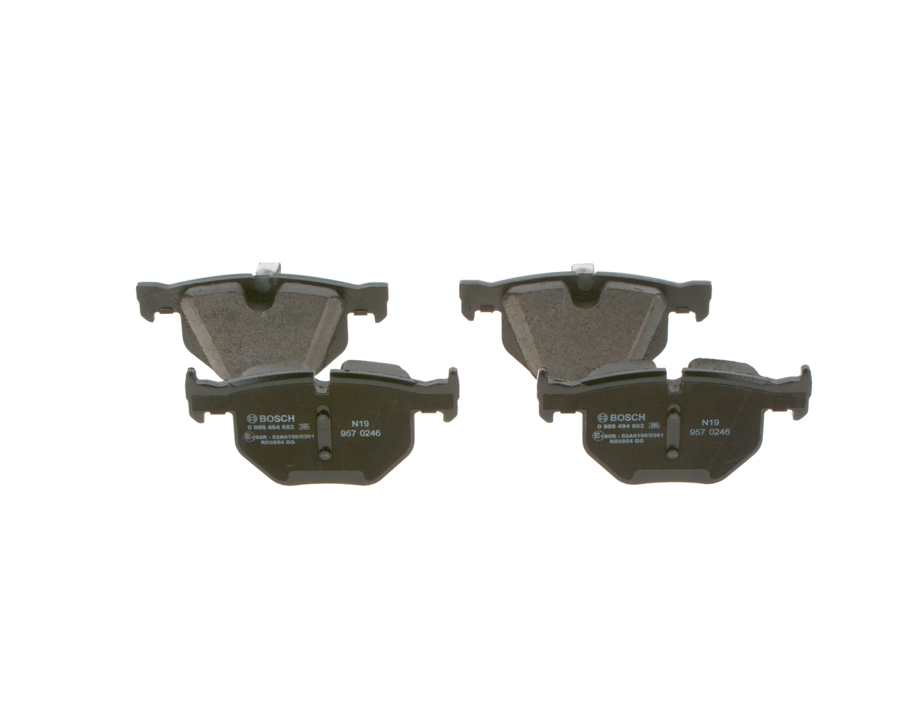 Brake Pad Set, disc brake 0 986 494 862
