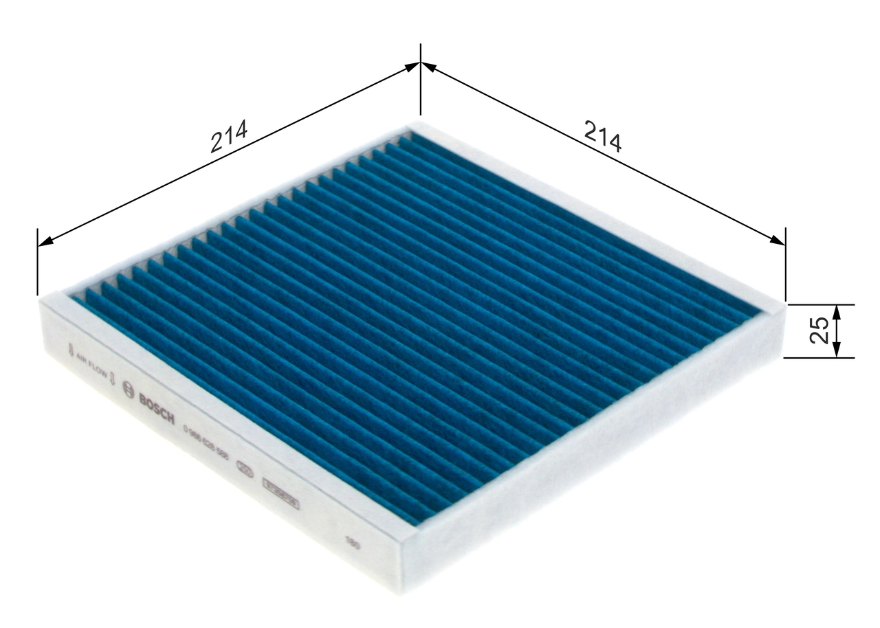 Filter, cabin air FILTER+pro 0 986 628 588