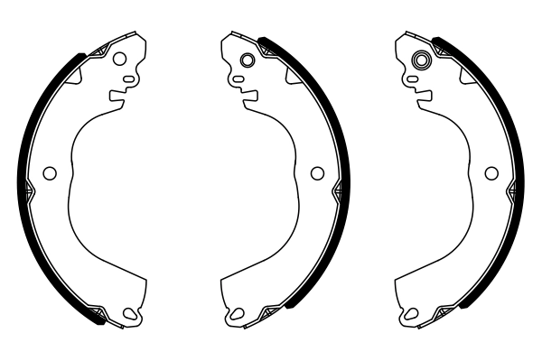 Brake Shoe Set 0 986 487 951