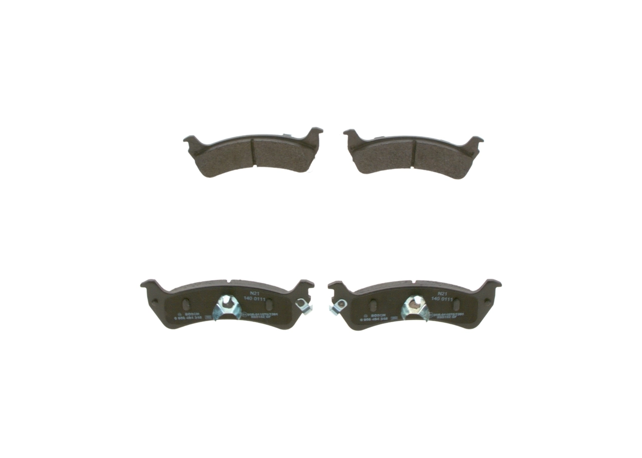 Brake Pad Set, disc brake 0 986 494 348