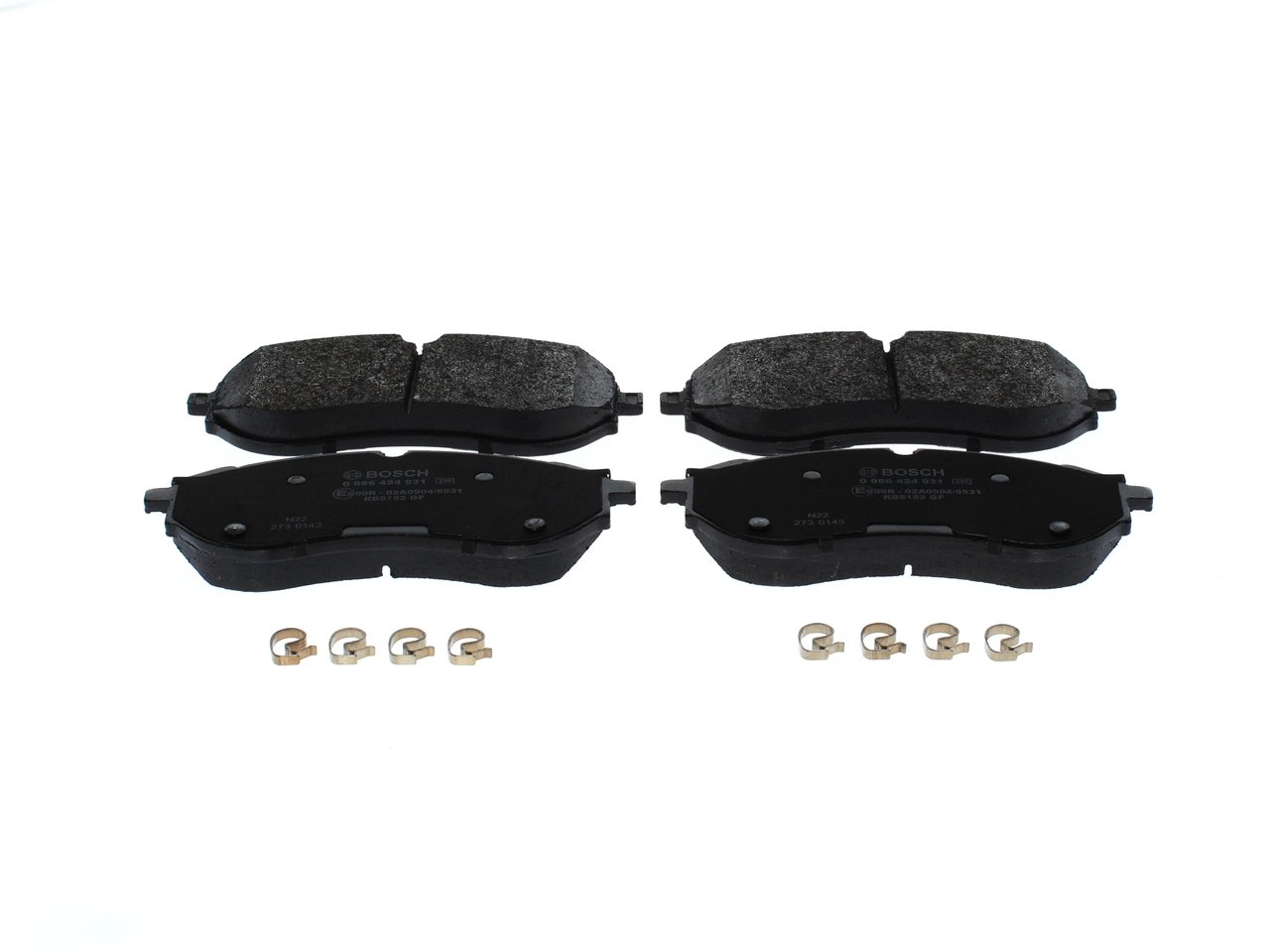 Brake Pad Set, disc brake 0 986 424 931