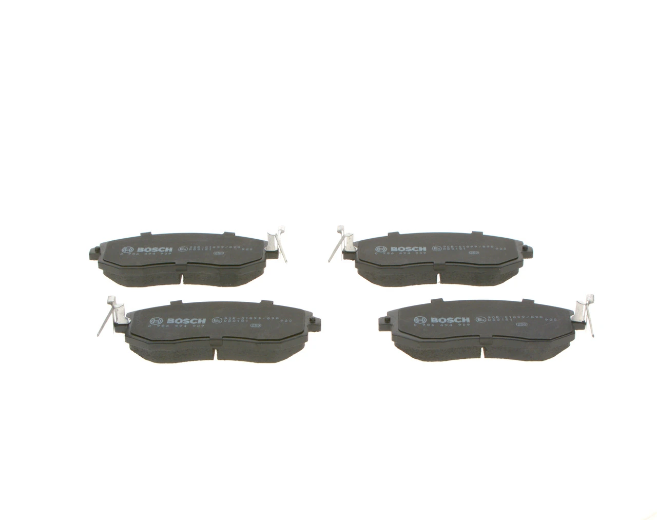 Brake Pad Set, disc brake 0 986 494 909