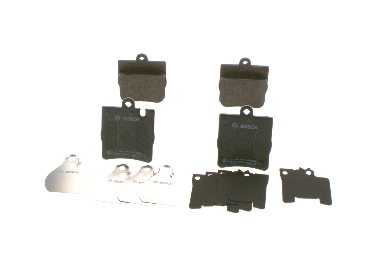 Brake Pad Set, disc brake 0 986 494 022