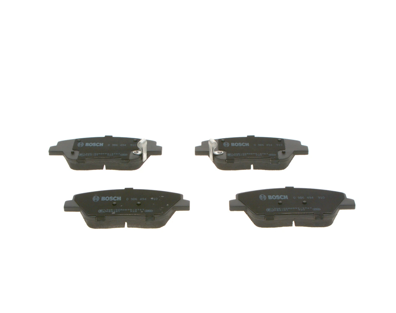 BOSCH 0 986 494 910 Brake Pad Set, disc brake