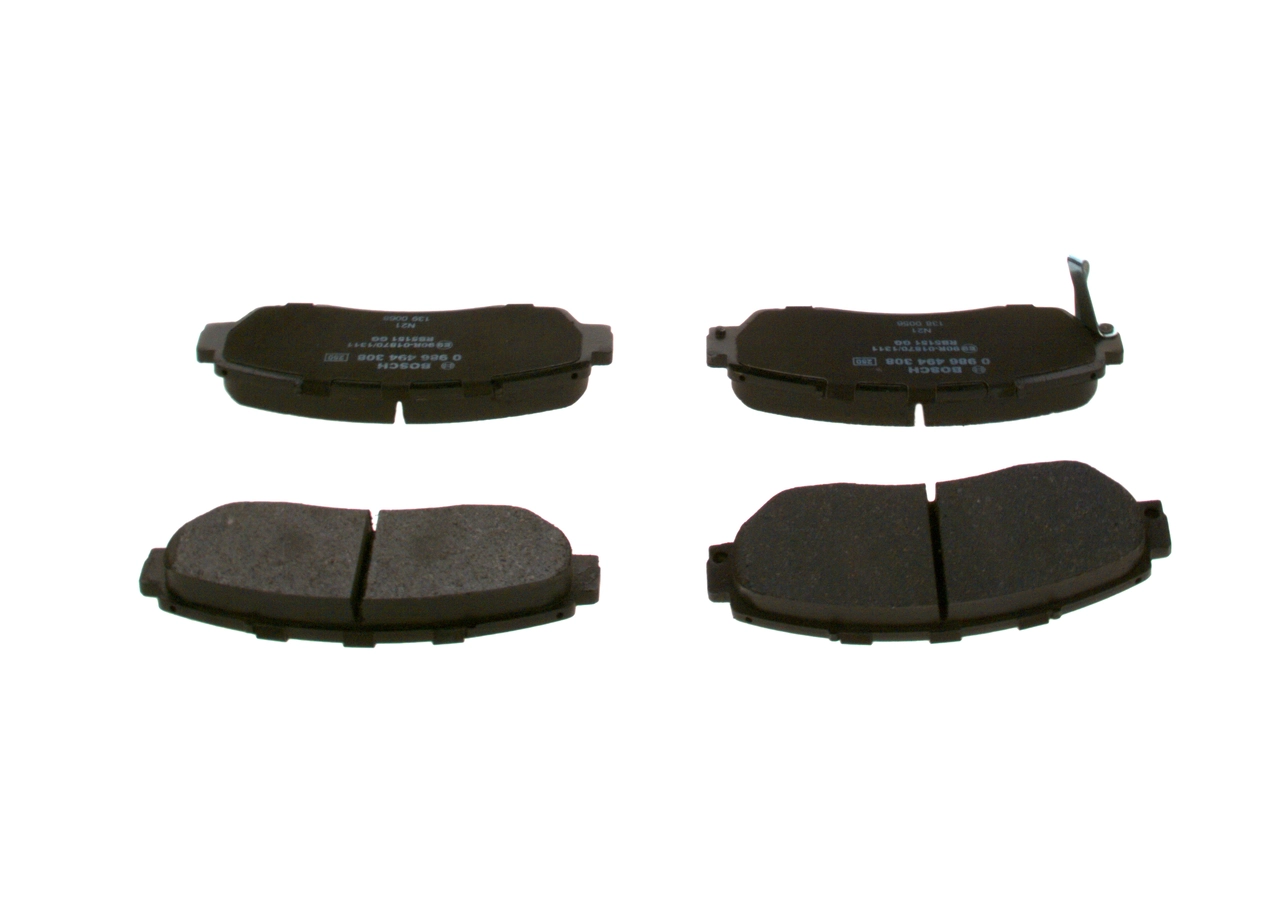 Brake Pad Set, disc brake 0 986 494 308