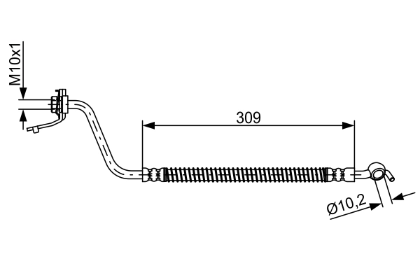 Brake Hose 1 987 481 877