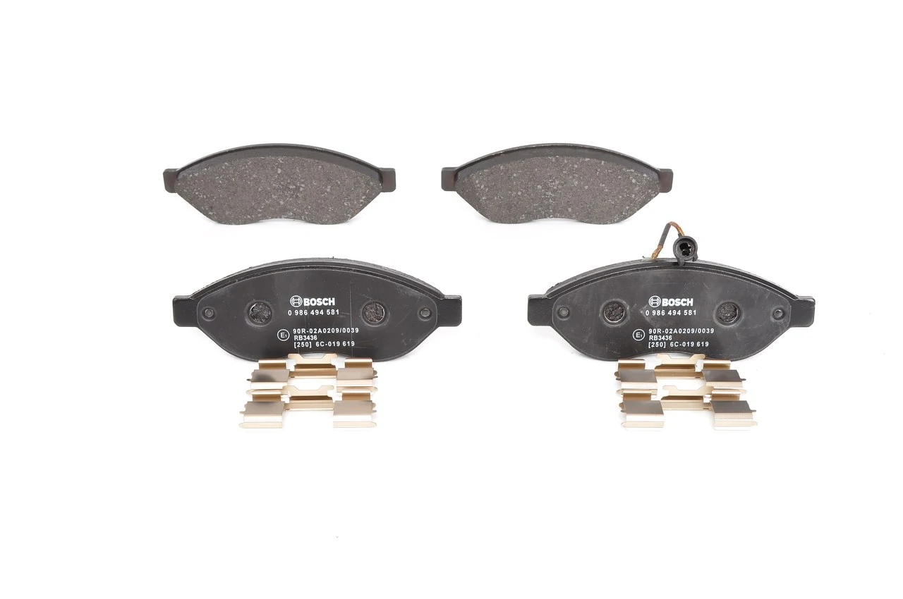 Brake Pad Set, disc brake 0 986 494 581