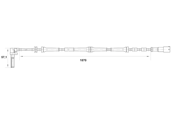 BOSCH 0 265 007 047 Sensor, wheel speed